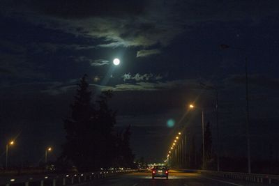 Road at night