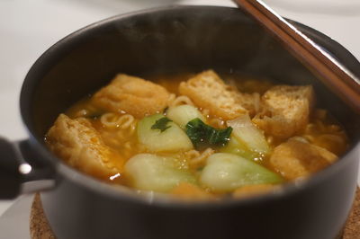 Close-up of food in bowl