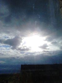 Low angle view of cloudy sky