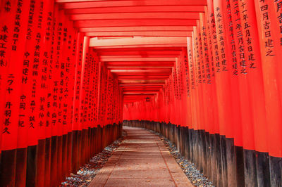 Corridor of temple