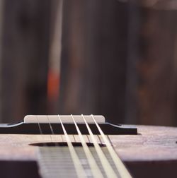 Close-up of guitar