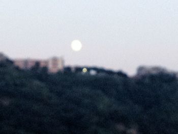 Scenic view of sky at dusk