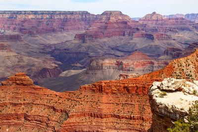 Scenic view of mountain against sky