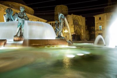 Fountain in temple