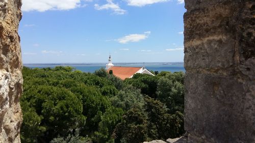 Panoramic view of sea against sky