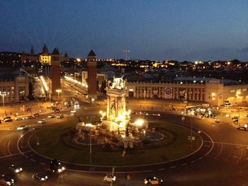 City street at night