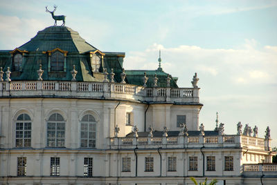 Low angle view of building against sky