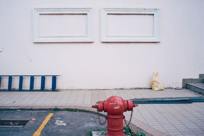 Fire hydrant against blue sky