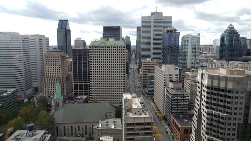 Cityscape against sky