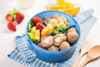 Close-up of fruits in bowl