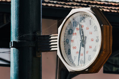 Close-up of clock