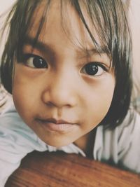 Close-up portrait of girl