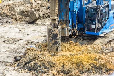 View of construction site