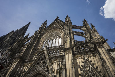 Low angle view of gothic church