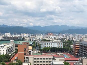 Cityscape against sky