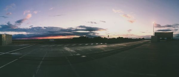 Road at sunset