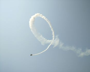 Low angle view of blue sky