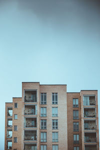 Exterior of building against clear sky