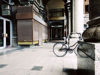 Bicycle in city