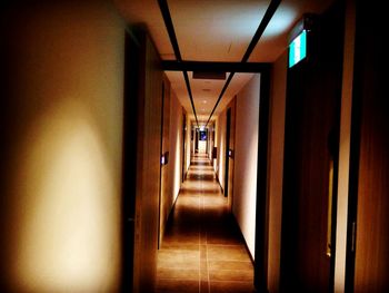 Illuminated corridor