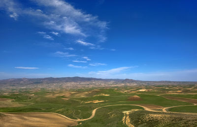 Scenic view of landscape against sky