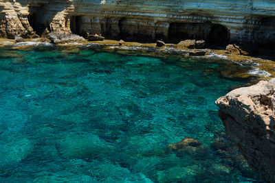 Scenic view of cave