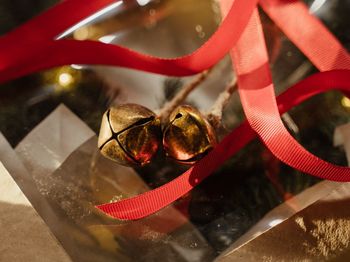 Close-up of christmas decorations