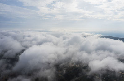 Low angle view of clouds in sky