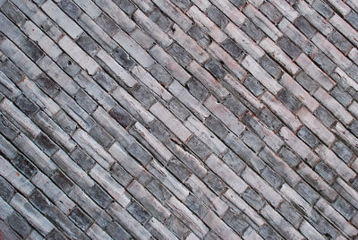 Full frame shot of roof tiles