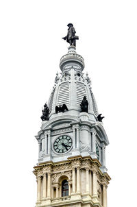 Low angle view of a statue of a building