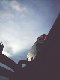 Low angle view of building against sky