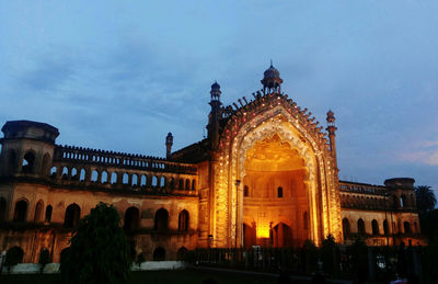 Low angle view of historical building