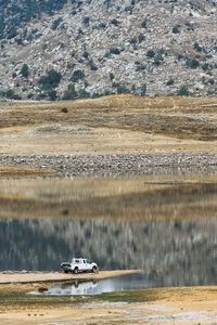 Scenic view of lake