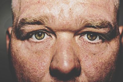 Close-up portrait of young woman