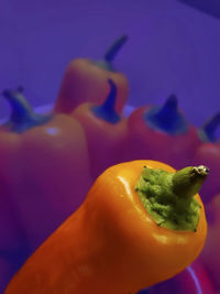 High angle view of fruits on table