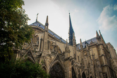 Low angle view of cathedral against sky