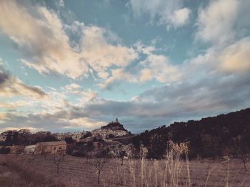 Panoramic view of landscape against sky