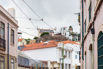 Buildings in city against sky