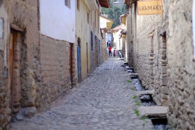 Alley amidst buildings