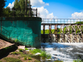 Scenic view of river against sky