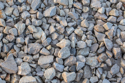 Full frame shot of stones