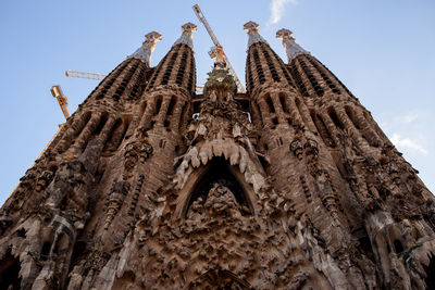 Low angle view of statue