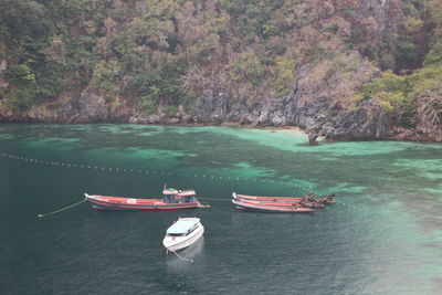 Boat in sea