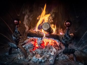 Bonfire at night