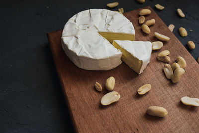 Close-up of food on table