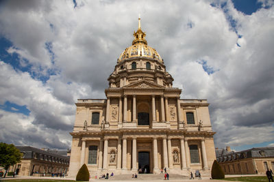 Low angle view of building against sky