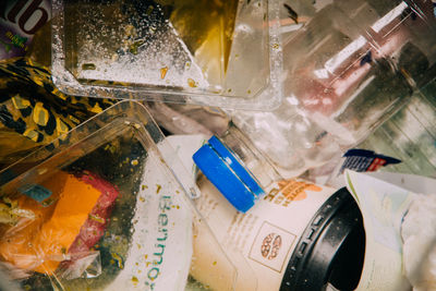 Close-up of food on table