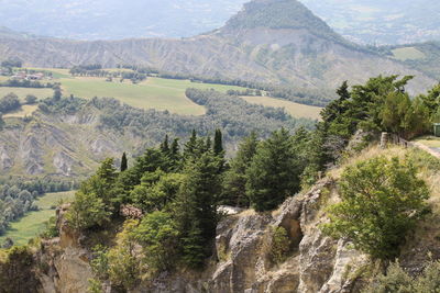 Scenic view of mountains