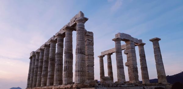 Low angle view of a temple
