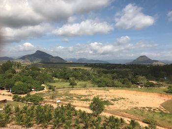Scenic view of landscape against sky